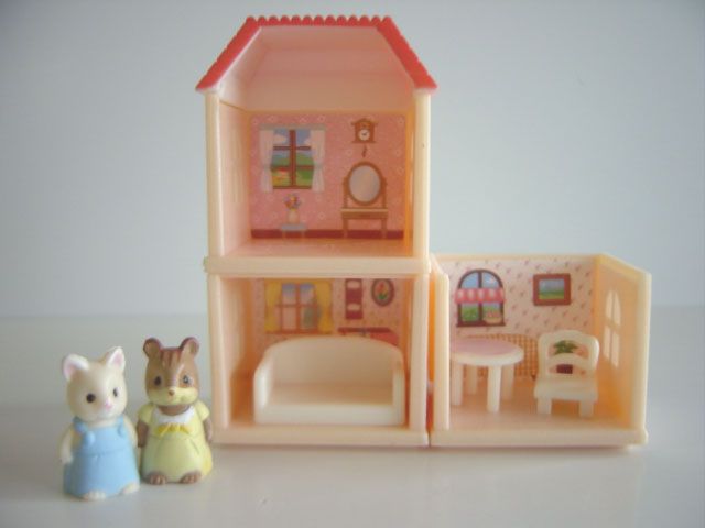 ♯Iui23Ez　シルバニアファミリーつながるお部屋8赤い屋根の家5種 ♯Iui23Ez シルバニアファミリーつながるお部屋8赤い屋根の家5種