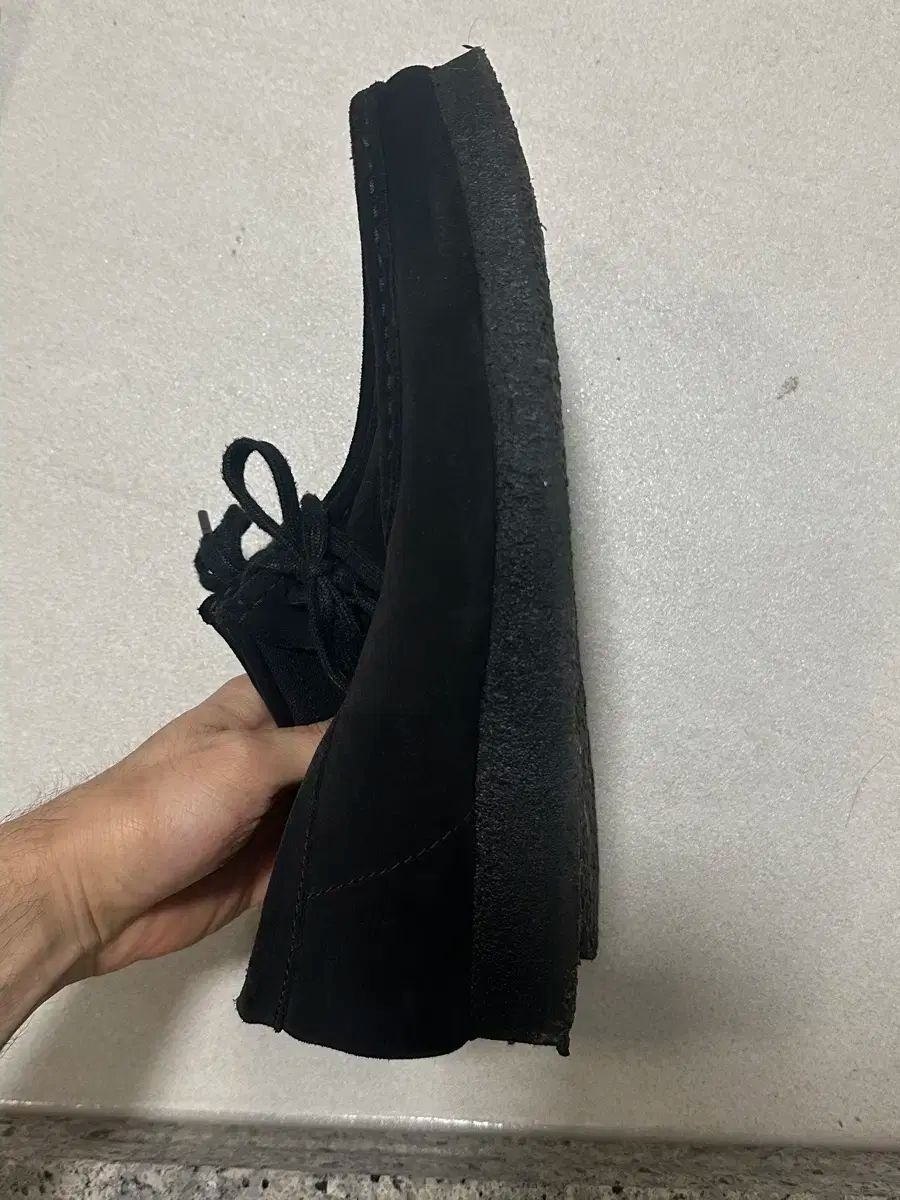 クラークス ワラビー ブラック スウェード 280 uk9