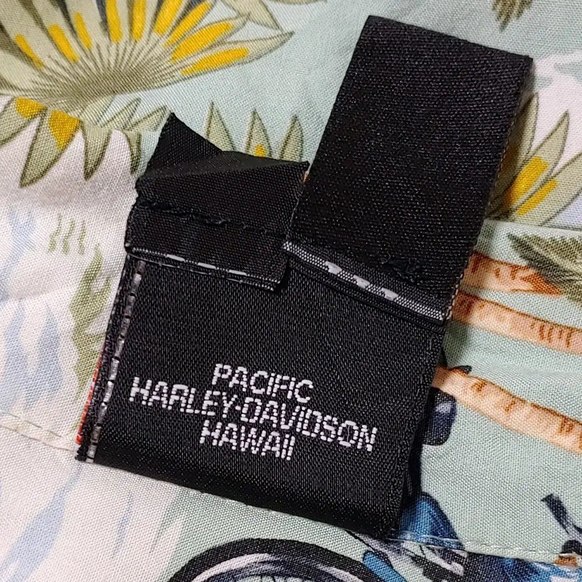  ハーレーダビッドソン x 姫宮 桃李 ハワイアン シャツ MADE IN U S A 長袖 シャツ ブラウス