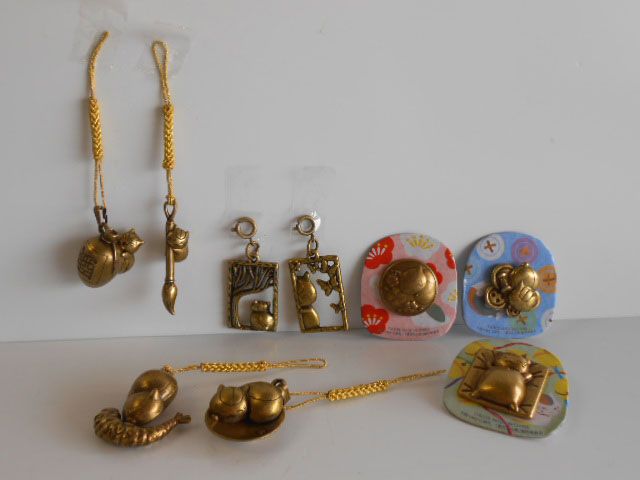 Iwt06Kz夏目友人帳ニャンコ先生ピンズチャームフルコンプ全9種