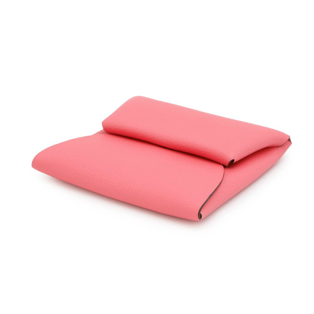 エルメス コインケース バスティア ローズアザレ エバー W刻印 HERMES 小銭入れ