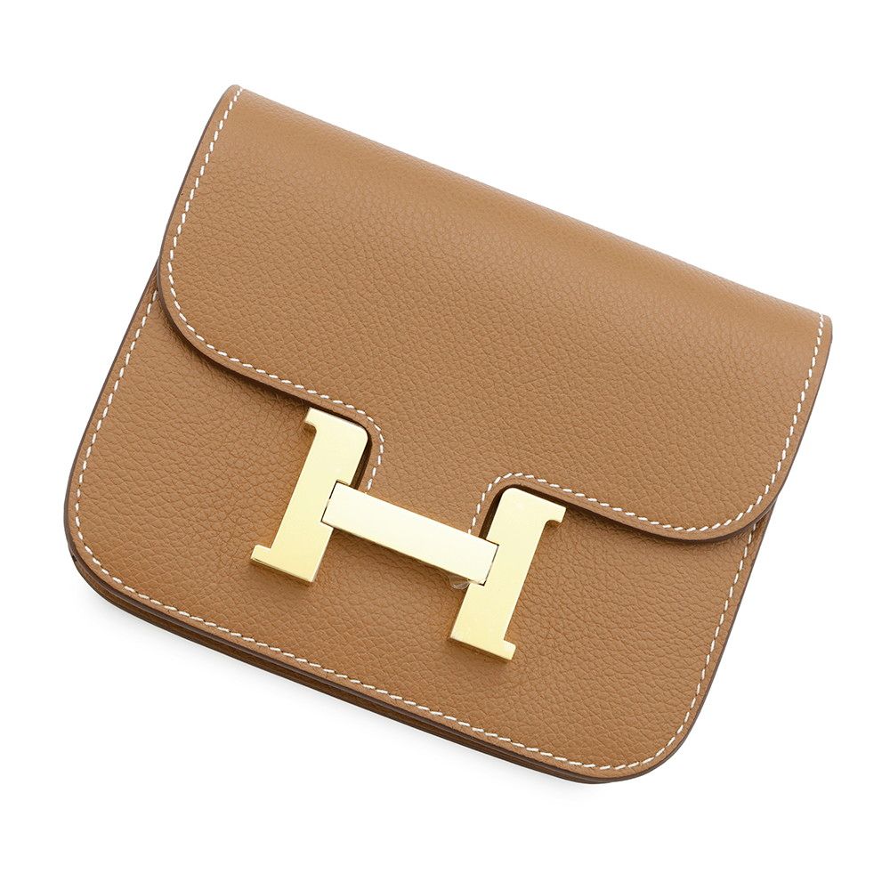 エルメス 財布 コンスタンス スリム ゴールド ゴールド金具 エバー W刻印 HERMES 財布