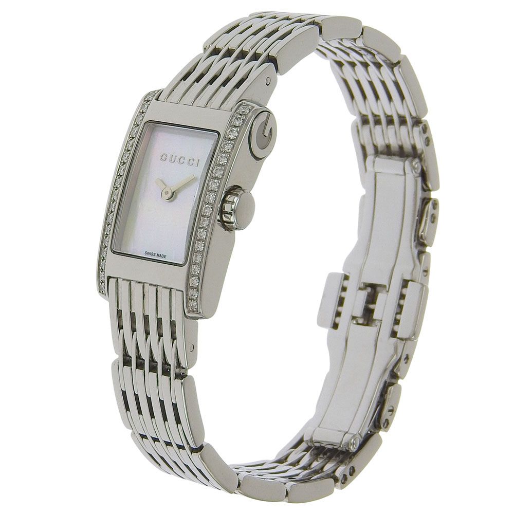 GUCCI】グッチ ダイヤ 8600L ステンレススチール×ダイヤモンド