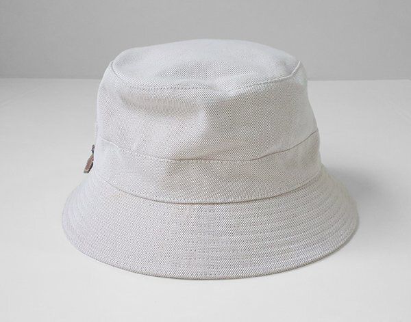 HERMES キャンバス バケットハット ベージュ サイドジップ 帽子 フランス製 エルメス G 102