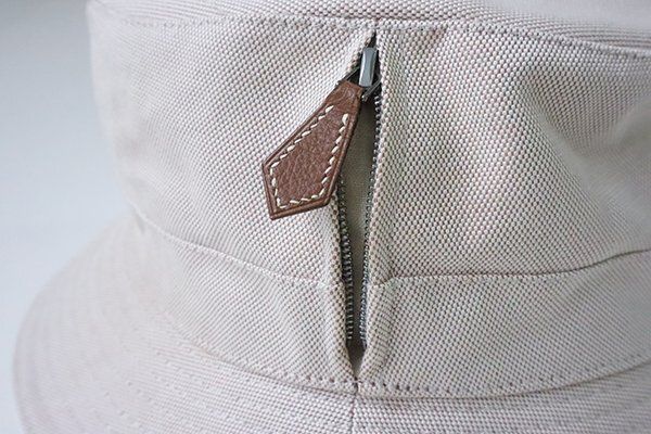 エルメス　フランス製　ベージュ バケットハット 楽天市場】HERMES エルメス バケットハット 帽子 シルク 絹 ベージュ