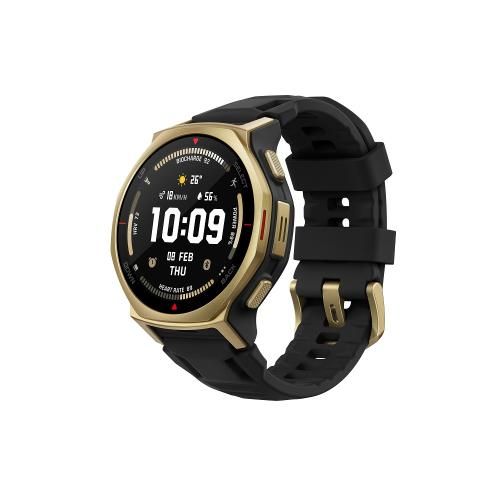 AMAZFIT スマートウォッチ T Rex 3 Pro 44 mm C 238 ブラックゴールド