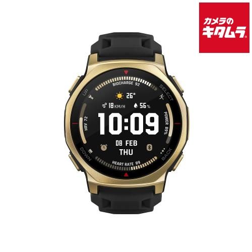 AMAZFIT スマートウォッチ T-Rex 3 Pro 44mm SP170079-C238 ブラックゴールド