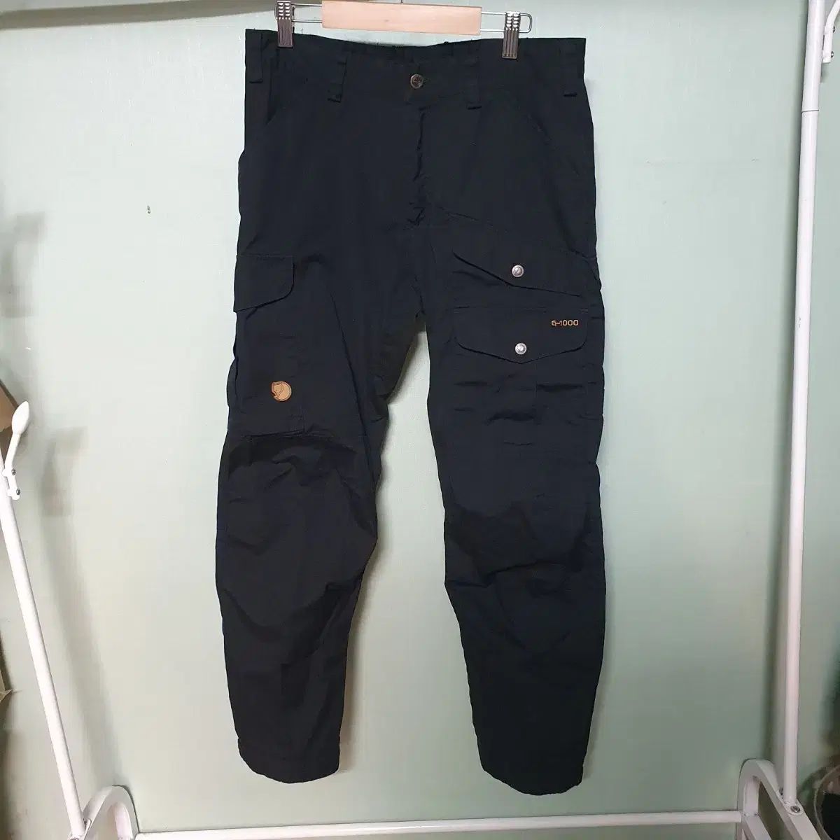 Fjällräven フェールラーベン G-1000 ブラック カーゴ ズボン 30