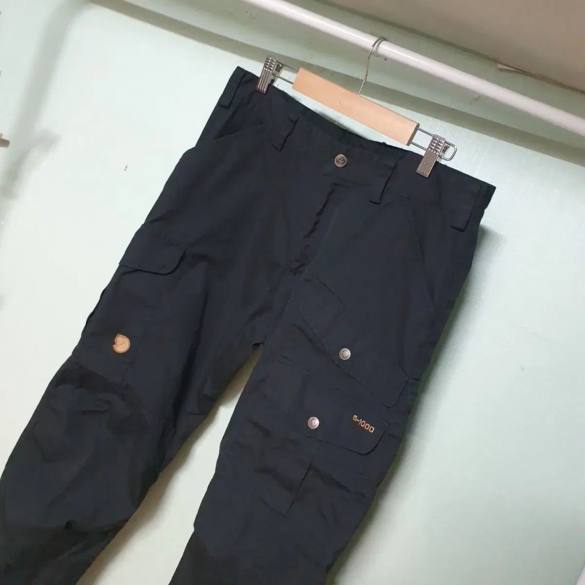 Fjällräven フェールラーベン G-1000 ブラック カーゴ ズボン 30