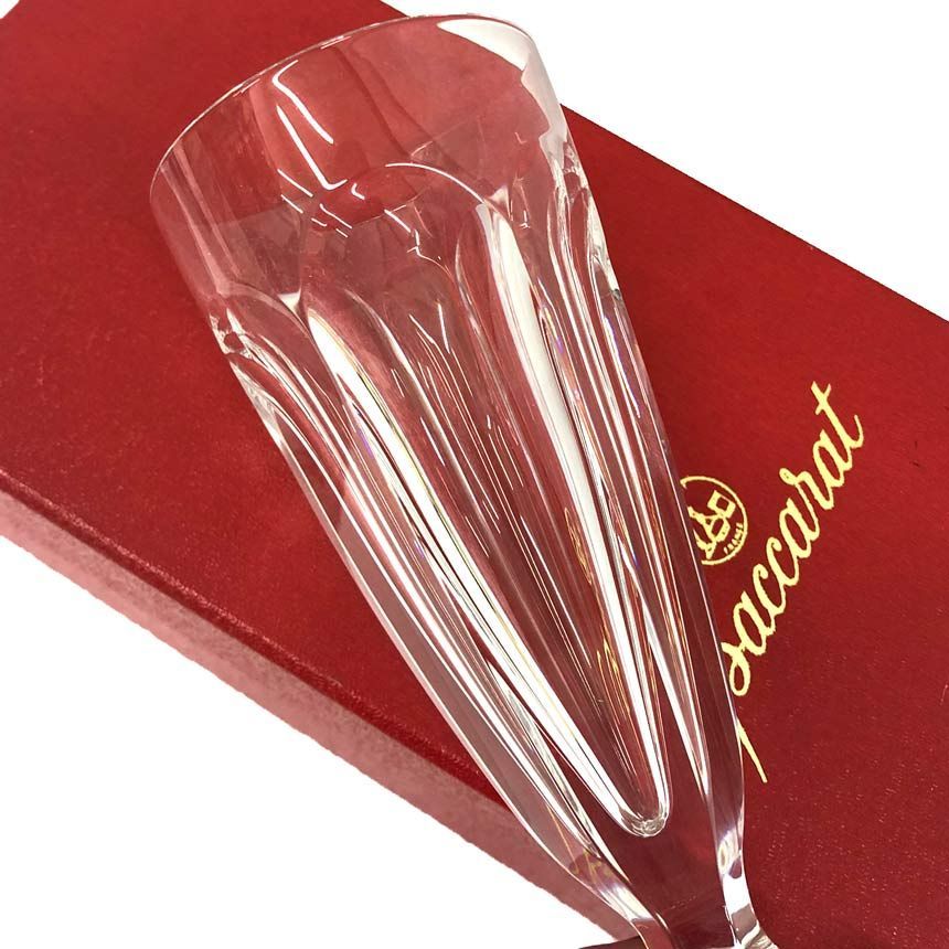 Baccarat バカラ Harcourt アルクール シャンパンフルート 18cm 単品 シャンパングラス クリスタルガラス aq12217