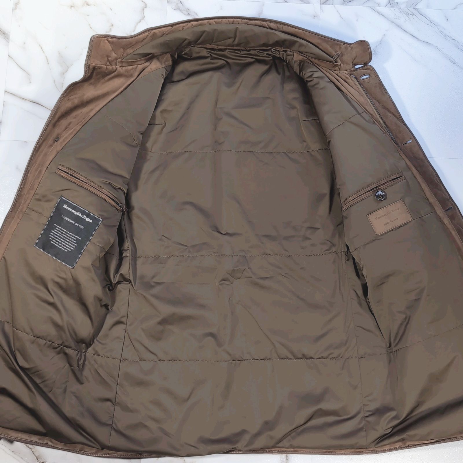 Ermenegildo Zegna アフリカンゴートレザー スエードジャケット