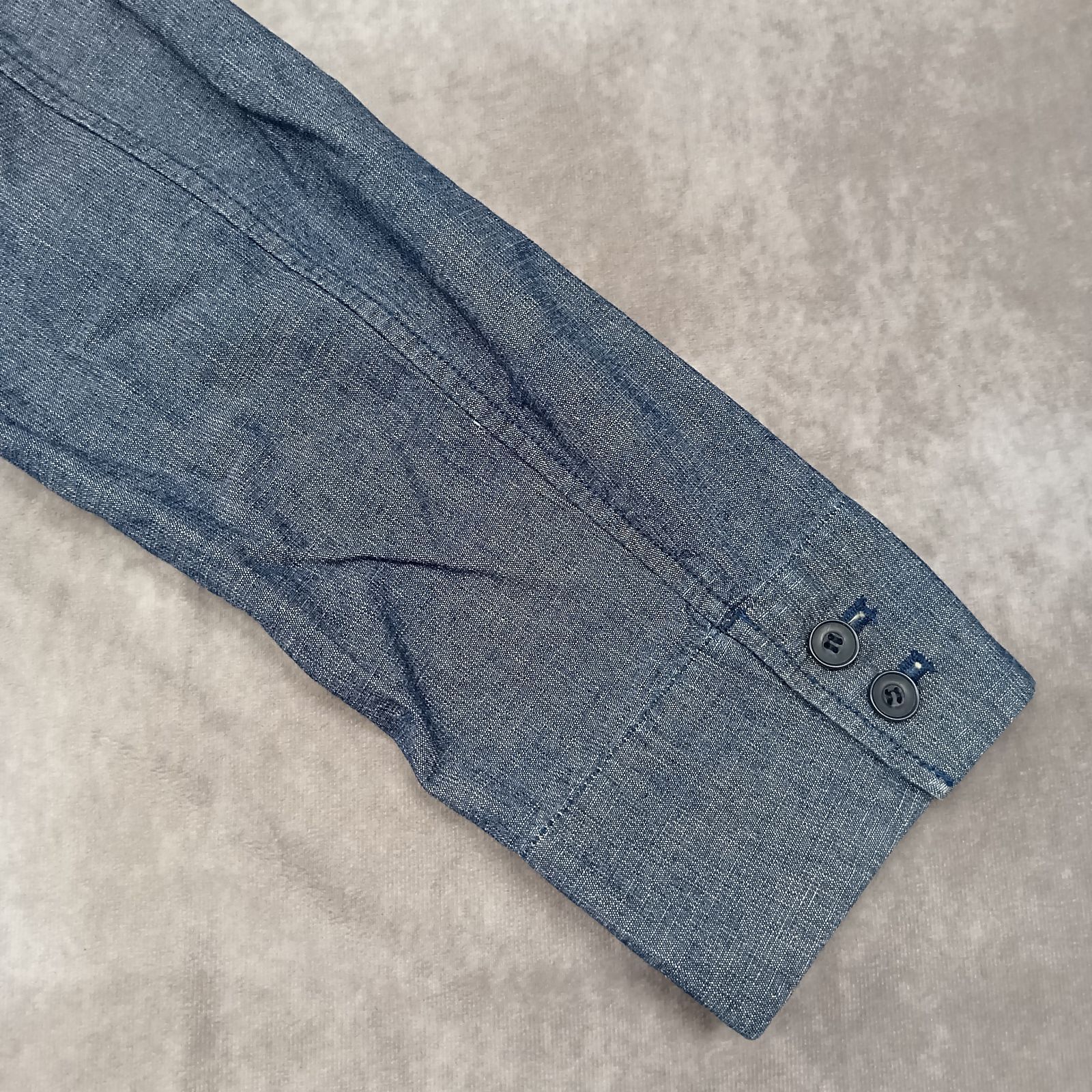 KANSAI JEANS Мサイズ ジップアップシャツ シャツジャケット