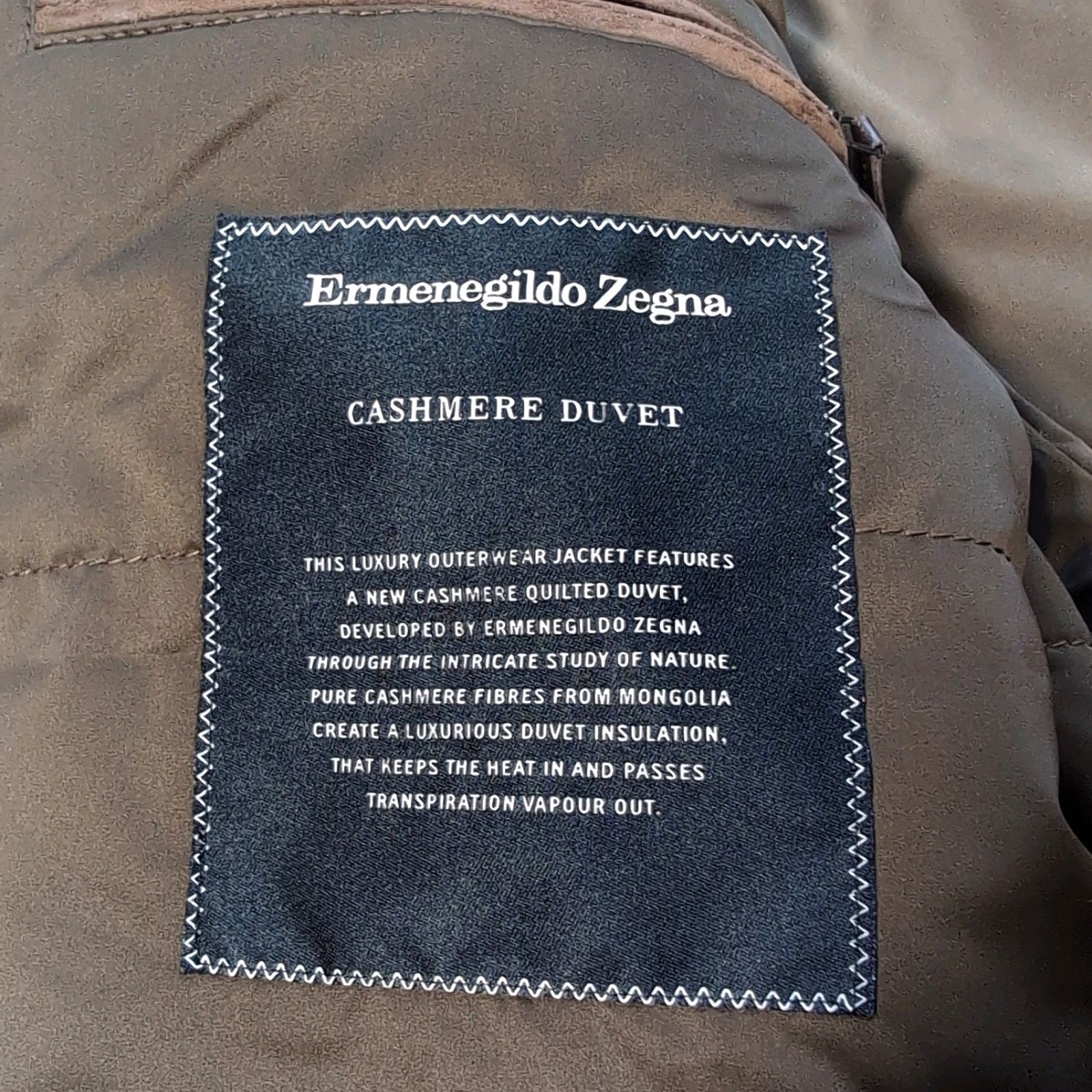 Ermenegildo Zegna アフリカンゴートレザー スエードジャケット