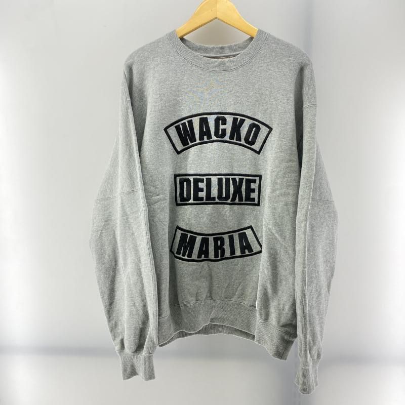 WACKO MARIA×DELUXE 24SS CREW グレー サイズM 24SDWM2000 ワコマリア× 24