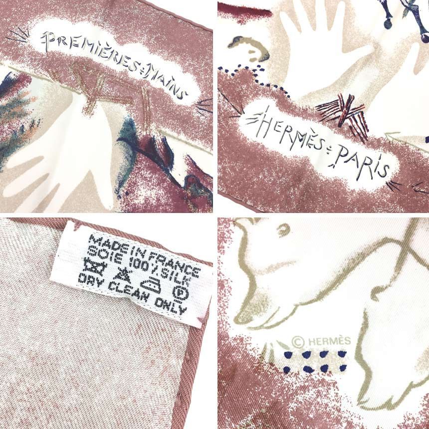  HERMES エルメス カレ90 スカーフ MAINS 最初の手 aq 11613 バンダナ スカーフ 小物