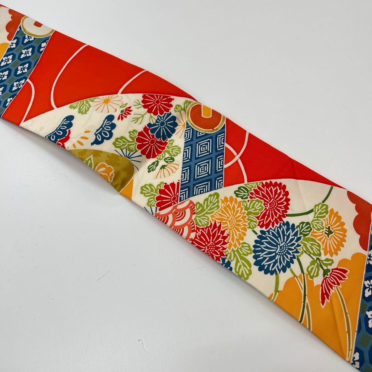名古屋帯 塩瀬 紅型 型染 素敵な染め 九寸 正絹 着物 MA-1198 - メルカリ