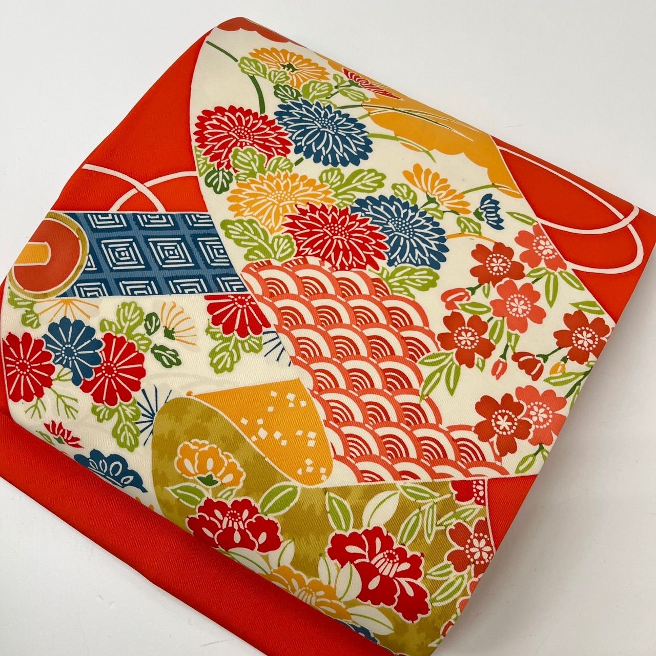 名古屋帯 塩瀬 紅型 型染 素敵な染め 九寸 正絹 着物 MA-1198 - メルカリ