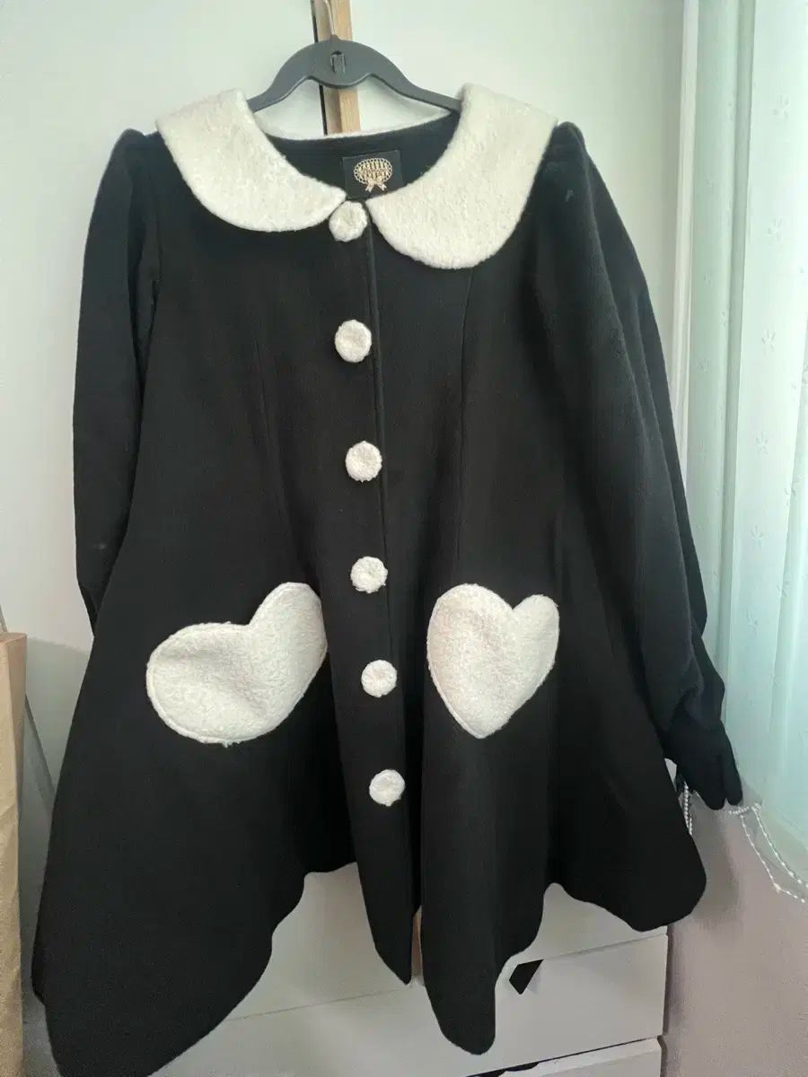 セット 馬狼 照英 パステルハート ロリータ コート ベレー セット