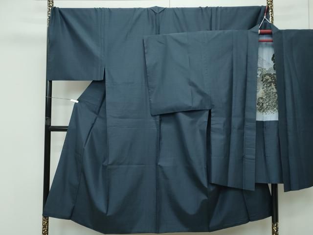 平和屋着物 上 男性 本場大島紬 アンサンブル キングサイズ 亀甲柄 CZAA4201s5