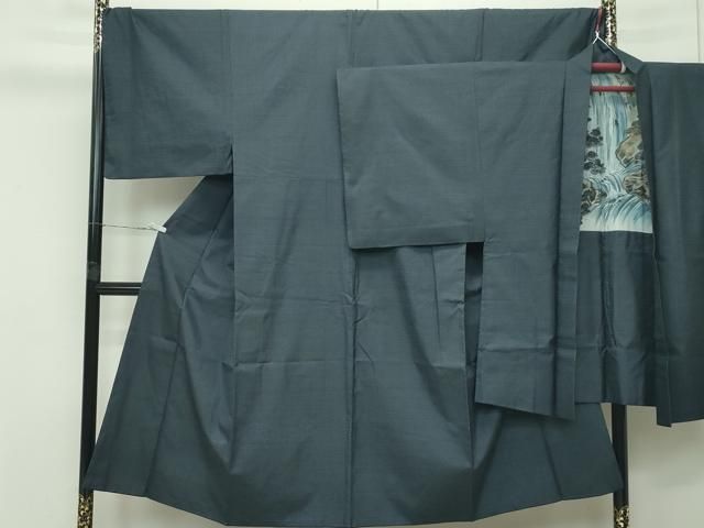 平和屋着物 上 男性 本場大島紬 アンサンブル 100亀甲 総詰め CZAA4204s5