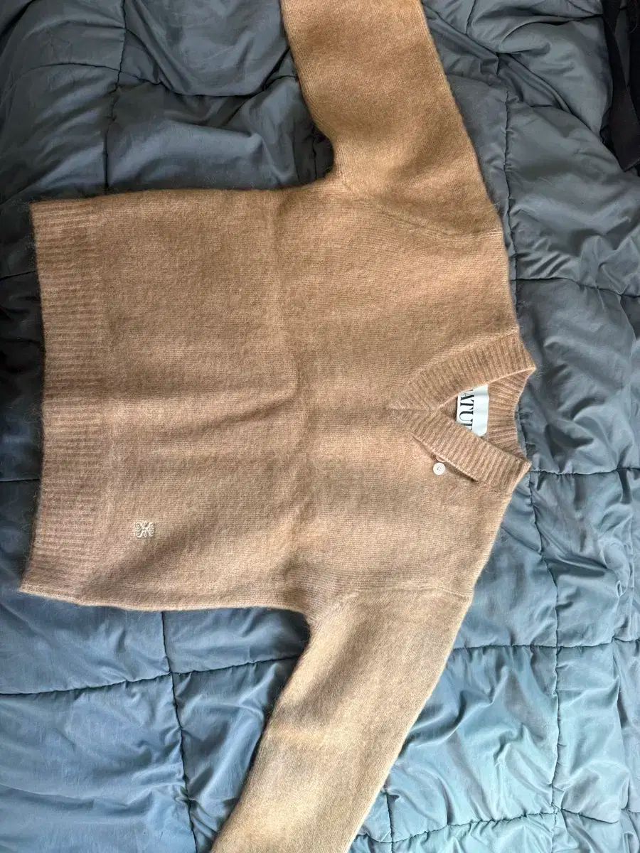 新ターエッセン ツートン モヘア ブレンドニット ヘリテイジ ブラウン m サイズ 外