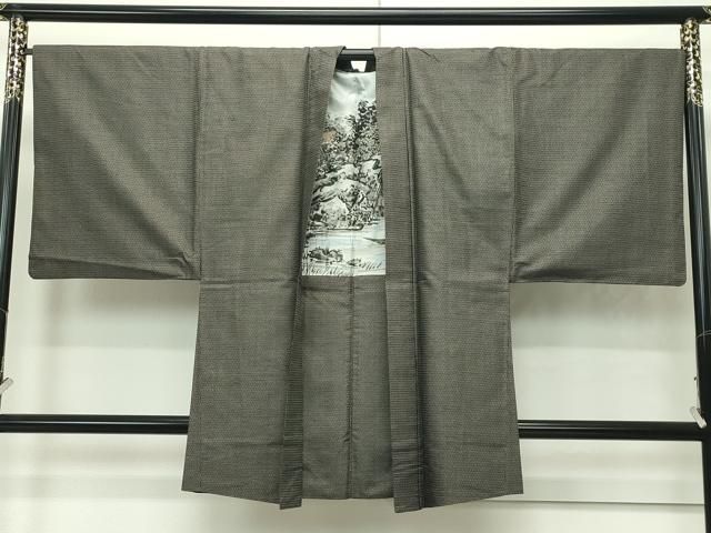 平和屋着物■極上　男性　本場大島紬　アンサンブル　100亀甲　総詰め　逸品　CZAA4207s5 平和屋着物□極上 男性 本場大島紬 アンサンブル 100亀甲 総詰め 逸品