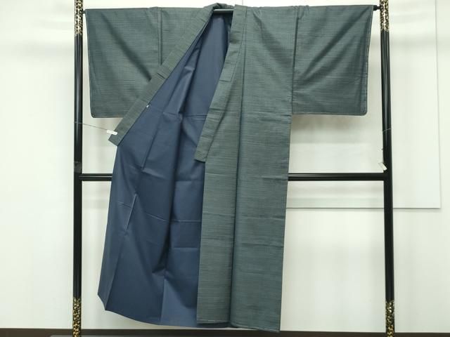 平和屋着物 上 男性 本場大島紬 アンサンブル 80亀甲 総詰め 安藤シゲ作 三越扱い 証紙付き CZAA4209s5