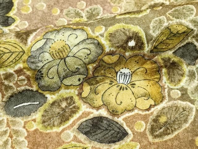  平和屋着物 上 訪問着 作家物 辻が花 暈し染め 金彩 s 5 訪問着 付け下げ 着物