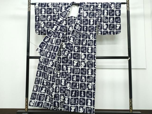 平和屋着物 上 夏物 浴衣 サザエさん 綿 s 5