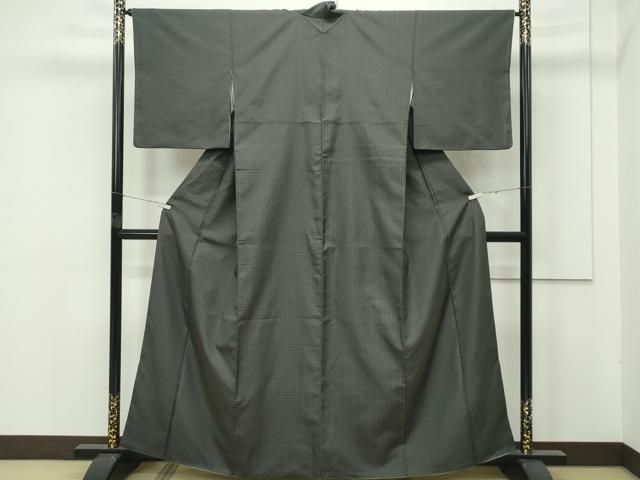 平和屋着物 上 西陣 お召 花織錦 証紙付き s 5