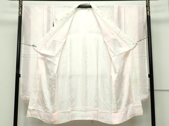 平和屋着物 上質な長襦袢 無双仕立て 半衿刺繍 乱菊地紋 暈し染め s 5