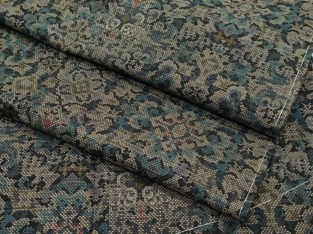 平和屋着物 上 本場大島紬 ９マルキ 正倉院花文 そごう扱い s 5