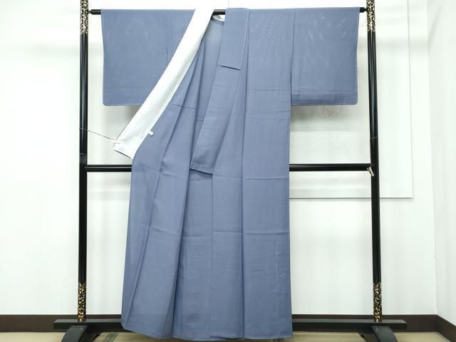 平和屋着物 上 夏物 色無地 絽 藍墨茶色 s 5