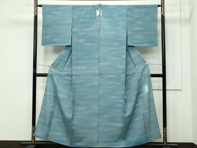 平和屋着物 上 夏物 虹色創家 本郷大田子 小紋 絽 霞文 暈し染め s 5