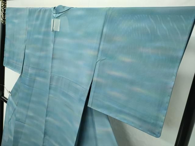  平和屋着物 上 夏物 虹色創家 本郷大田子 小紋 絽 霞文 暈し染め s 5 小紋 着物