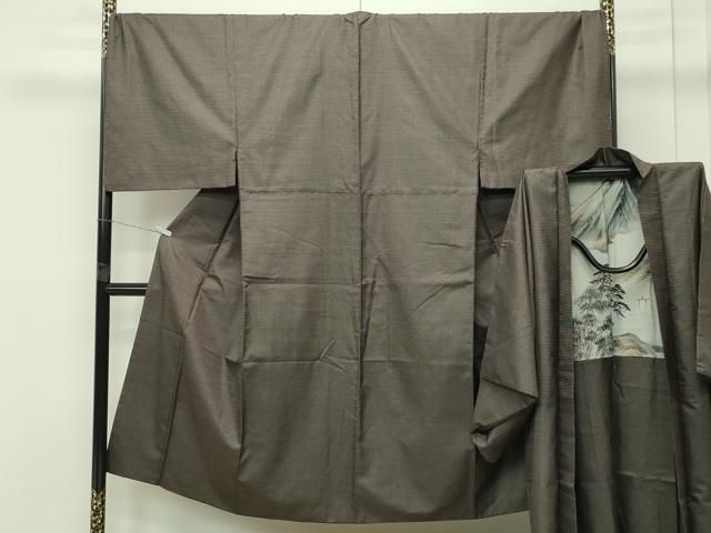 平和屋着物 上 男性 本場大島紬 アンサンブル キングサイズ 100亀甲 総詰め CZAA4295s5