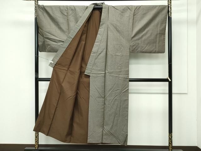 平和屋着物 上 男性 紬 アンサンブル キングサイズ 140亀甲 CZAA4296s5