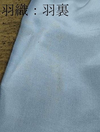 平和屋着物□極上 男性 紬・髭紬羽織セット 色無地 鶯茶色 逸品  