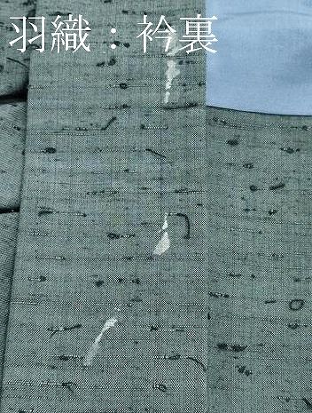 平和屋着物□極上 男性 紬・髭紬羽織セット 色無地 利休鼠色 逸品  