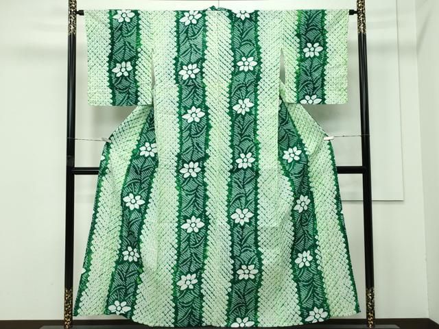 平和屋着物 上 夏物 浴衣 有松鳴海絞り 草花間道 綿 s 5