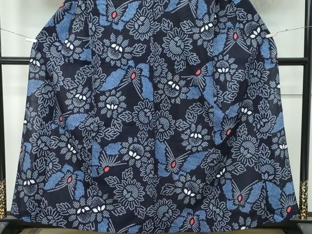 有松鳴海絞り 花蝶文