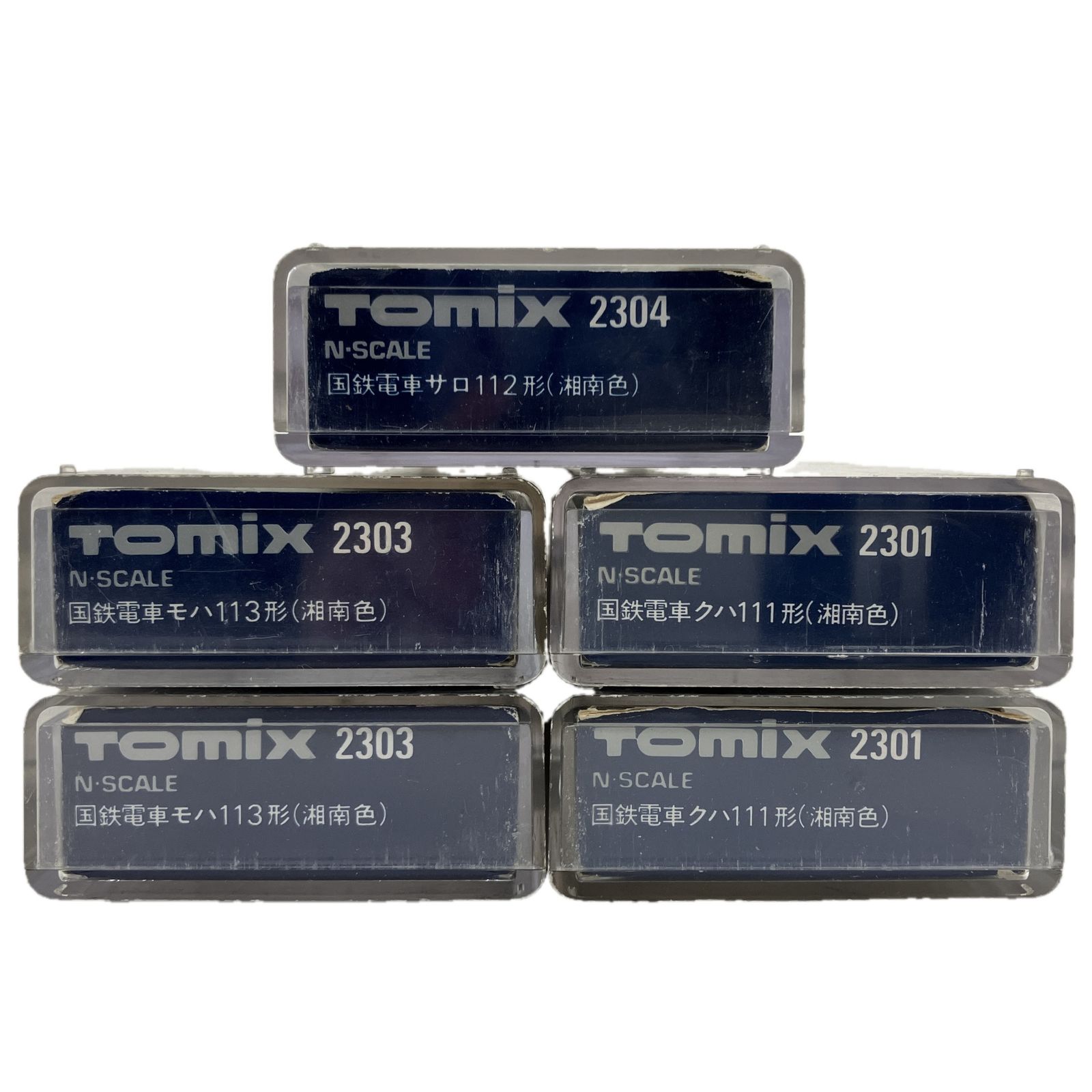TOMIX 2301 2 2303 2304 鉄道模型 5両セット 国鉄電車 湘南色 Nゲージ トミックス
