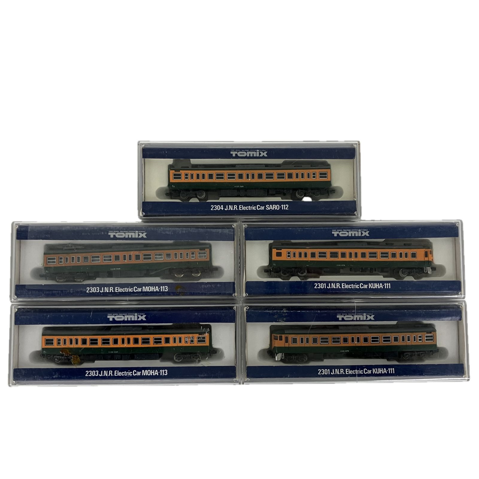 TOMIX 2301 2 2303 2304 鉄道模型 5両セット 国鉄電車 湘南色 Nゲージ トミックス