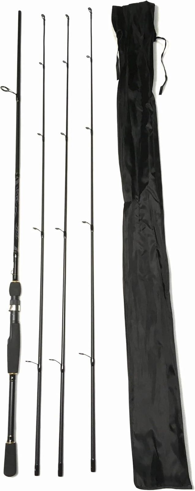 store ３種類 ML MHが使える EVA 7ft スピニングロッド 2ピース 7フィート ルアーロッド バスロッド シーバスロッド ロックフィッシュロッド マゴチ チヌ ブラック EVA 7ftスピニングロッド2ピース ML