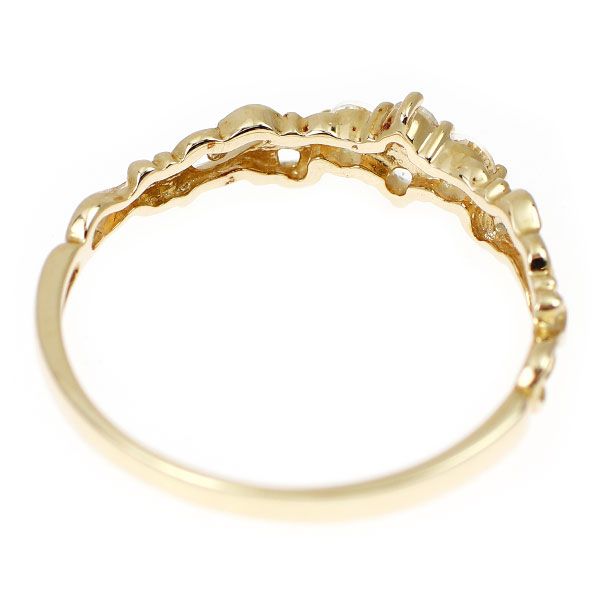 K 10 YG ホワイトトパーズ リング