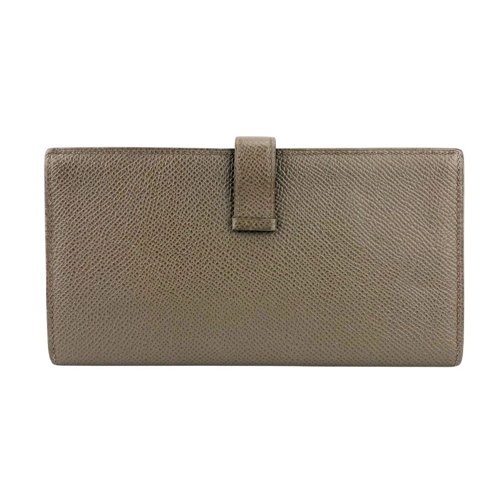 エルメス ベアンスフレ 長財布 ウォレット エプソン SS エタン シルバー C刻 箱 480614 5