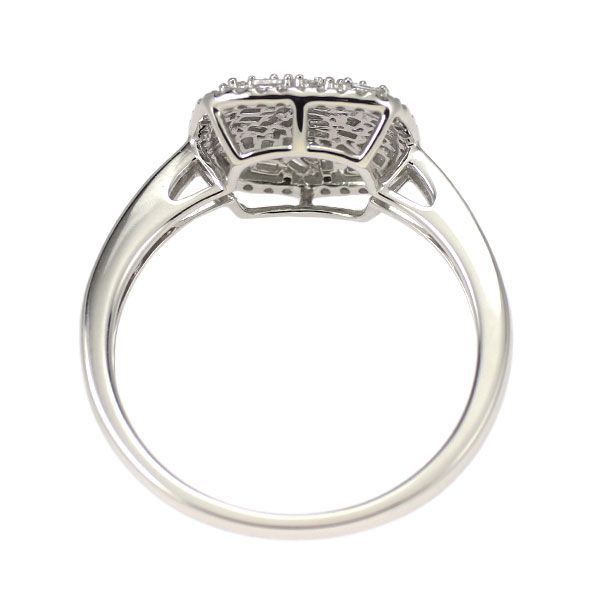 K 18 WG ダイヤモンド リング 0.45 ct