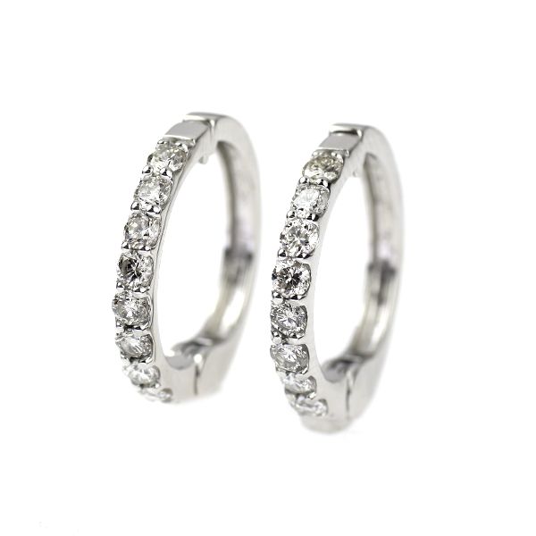  Pt 950 ダイヤモンド イヤリング 0.50 ct イヤリング アクセサリー