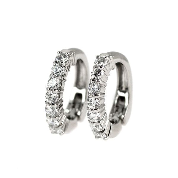 Pt900 ダイヤモンド イヤリング 0.52ct - メルカリ