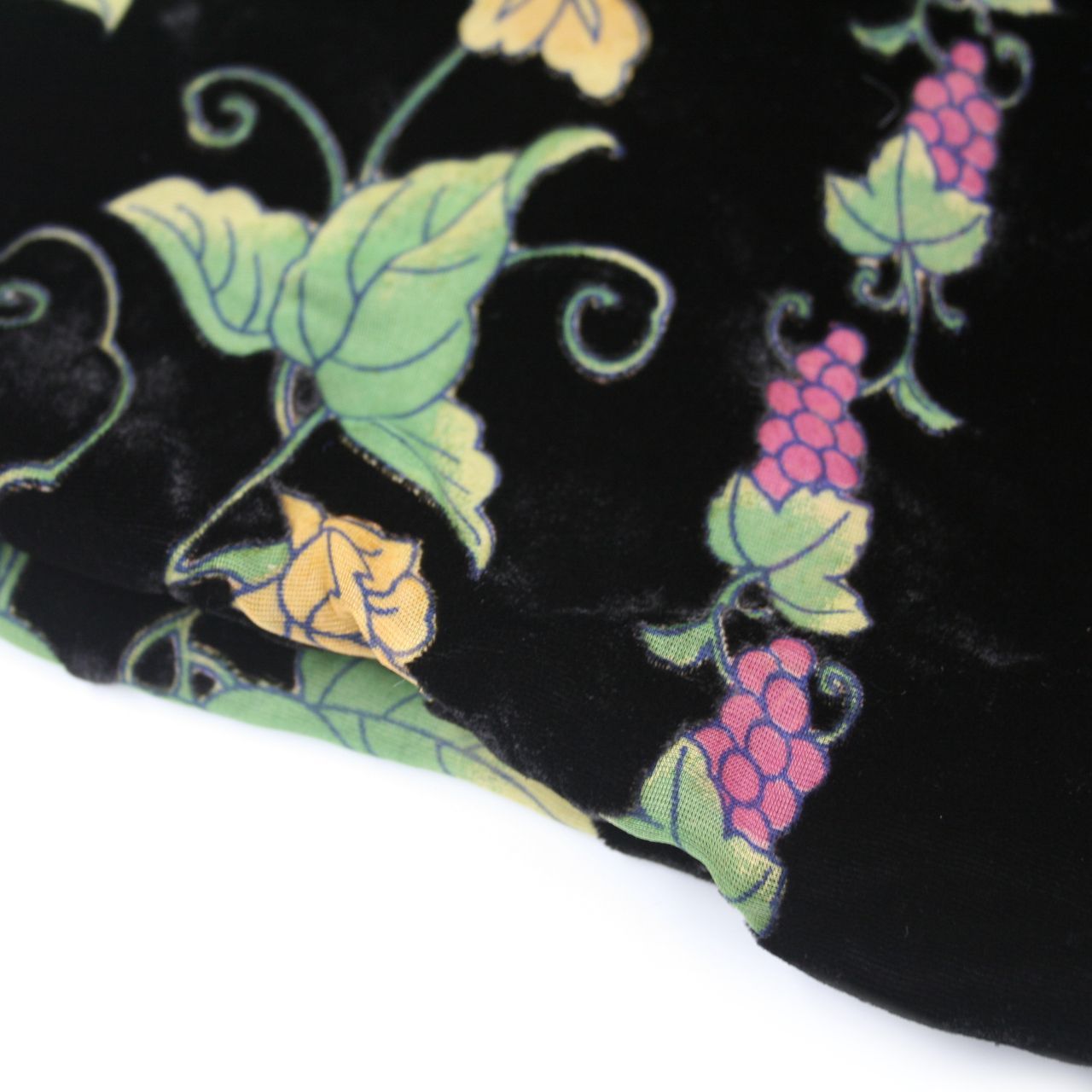 岡重謹製 ベルベット シルクショール 大判 ショール ストール 正絹 シルク100％ 和装 レディース